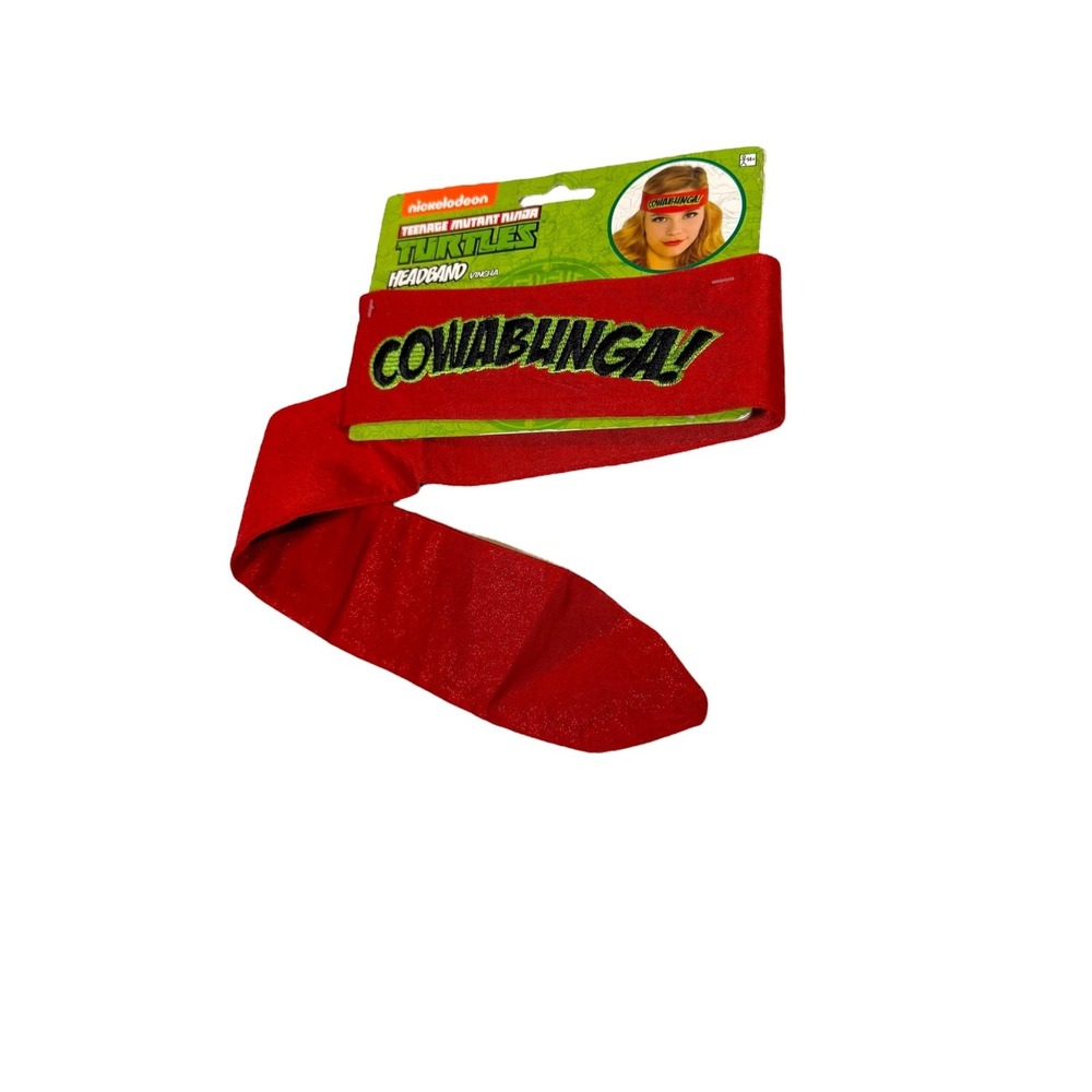 Nickelodeon TMNT Red Cowabunga Headband Teenage Mutant Ninja Turtles New